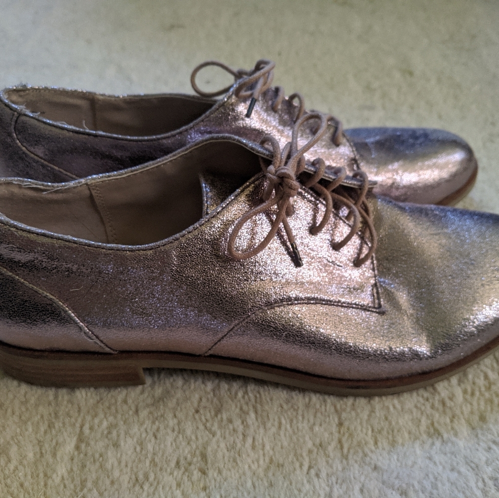 Metallic Oxfords